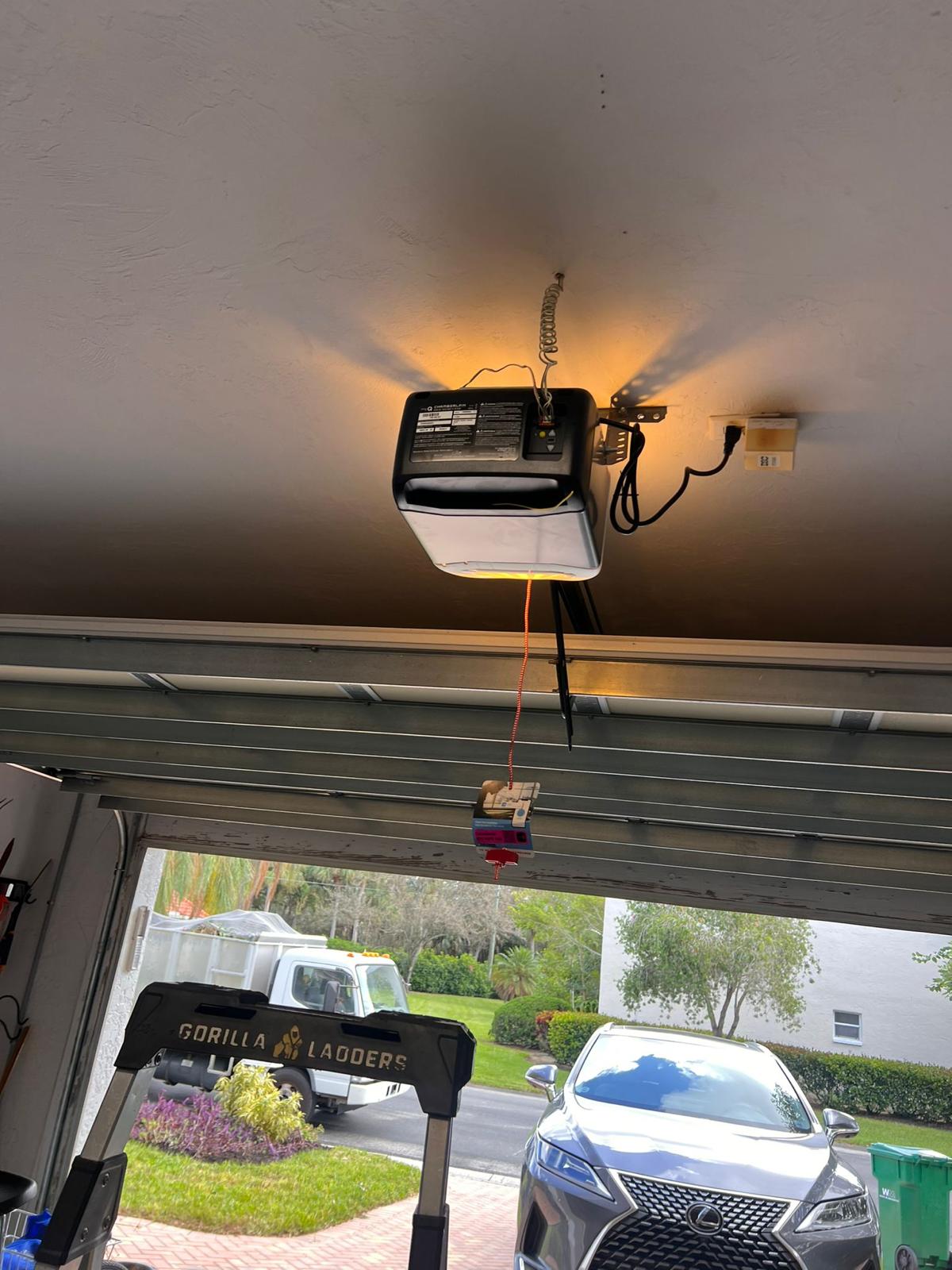 Complete opener installation