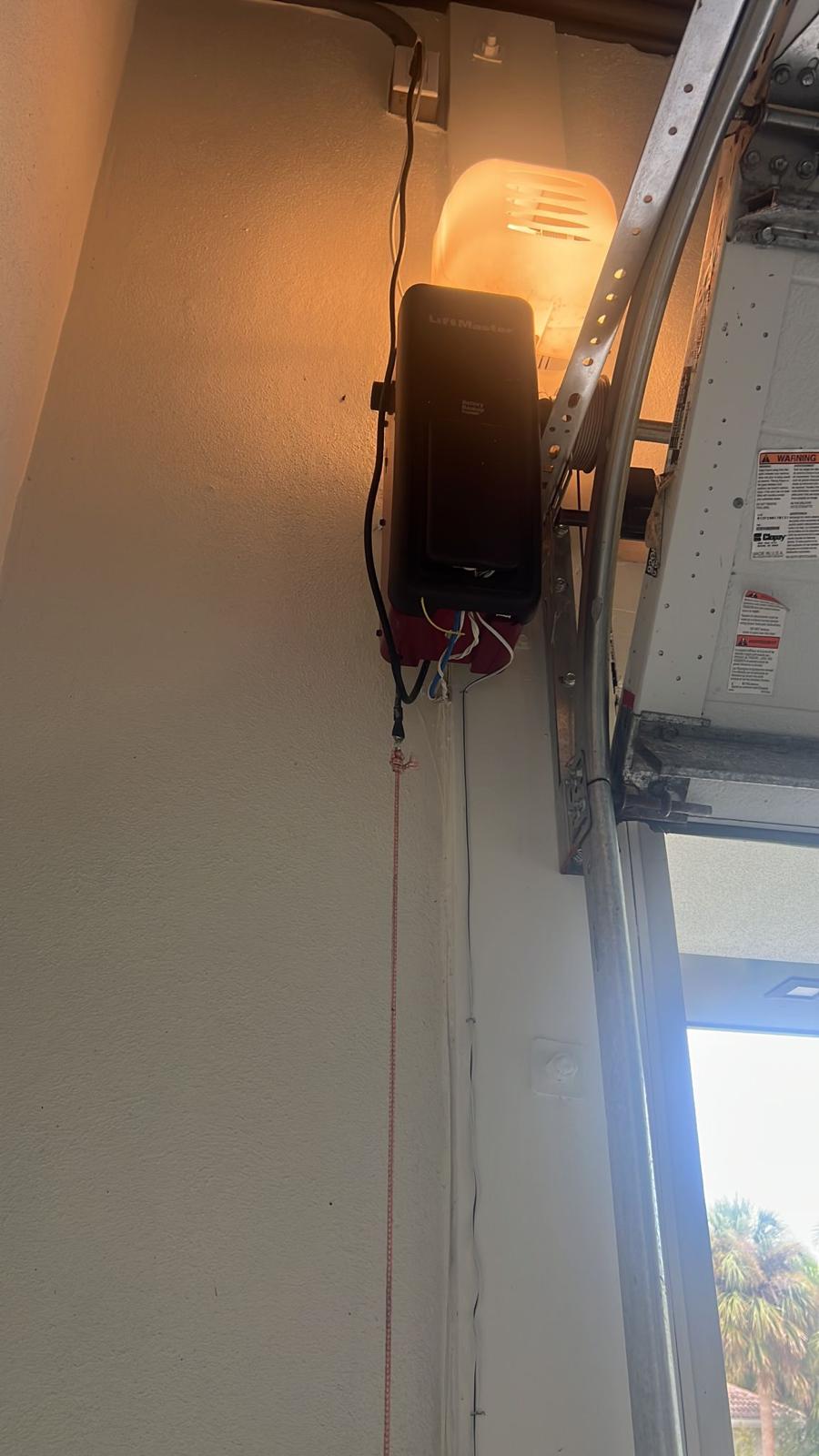 Wall mount LiftMaster opener